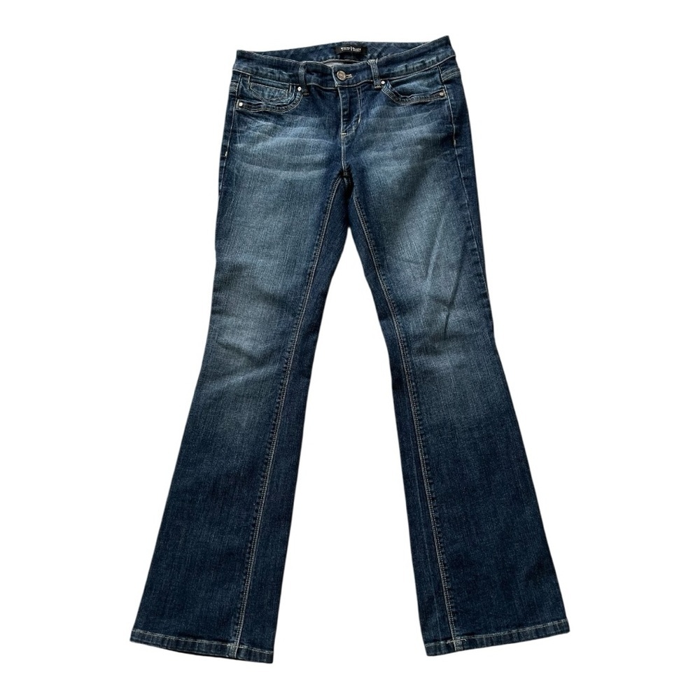 White House Black Market Women's Dark Indigo Boot-Cut Jeans- 28